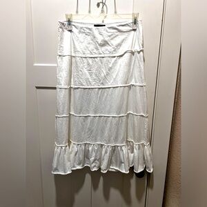 American Living long white skirt.